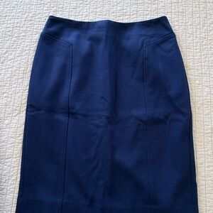 Halogen Navy Pencil Skirt